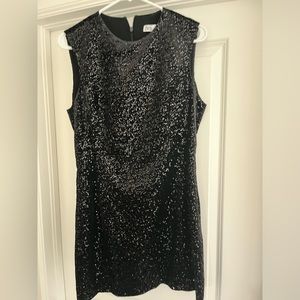 Zara Black Sparkle and velvet dress!